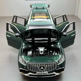[TOY] 1:24 Mercedes-Benz 2020 GLS63 vihreä pienoismalli Die-Cast