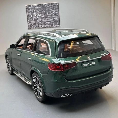 [TOY] 1:24 Mercedes-Benz 2020 GLS63 verde modellino di auto Die-Cast