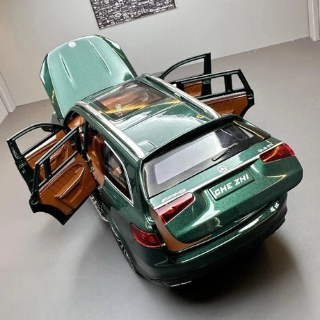 [TOY] 1:24 Mercedes-Benz 2020 GLS63 verde modellino di auto Die-Cast