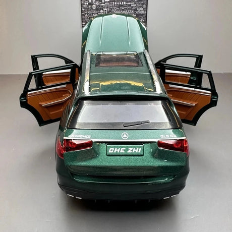 [TOY] 1:24 Mercedes-Benz 2020 GLS63 verde modellino di auto Die-Cast