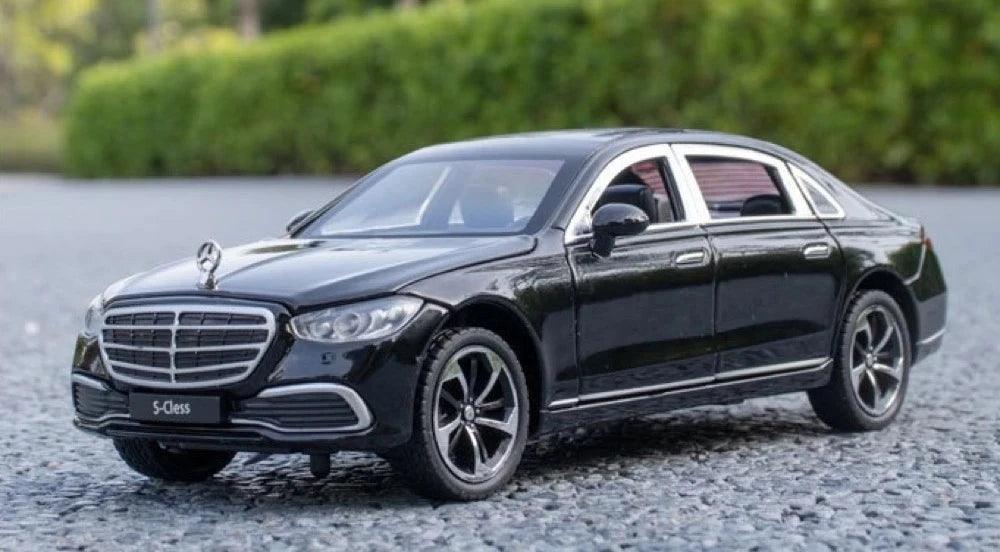 [TOY] 1:24 Mercedes-Benz 2020 S400L nero modellino di auto Die-Cast