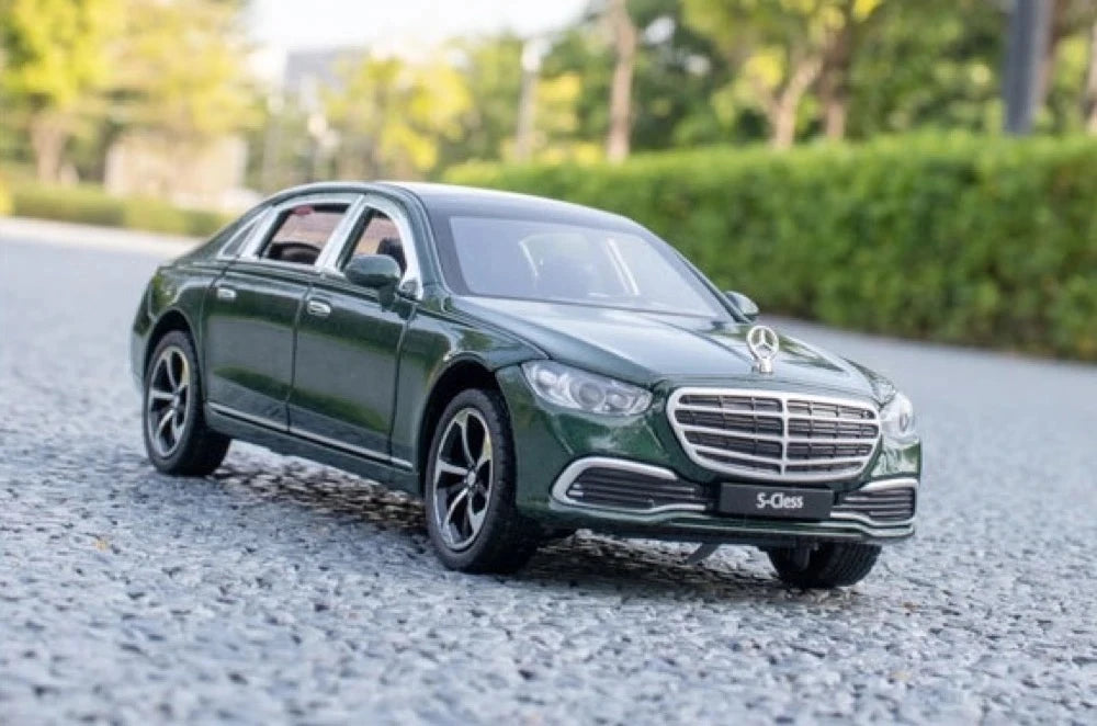 [TOY] 1:24 Mercedes-Benz 2020 S400L nero modellino di auto Die-Cast