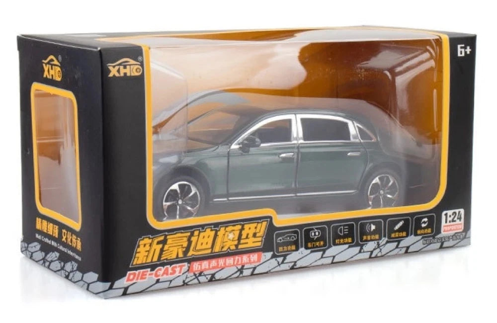 [TOY] 1:24 Mercedes-Benz 2020 S400L Black Model Car Die-Cast