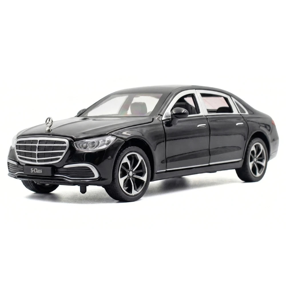 [TOY] 1:24 Mercedes-Benz 2020 S400L nero modellino di auto Die-Cast
