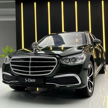 [TOY] 1:24 Mercedes-Benz 2020 S400L verde modellino di auto Die-Cast