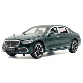 [TOY] 1:24 Mercedes-Benz 2020 S400L vihreä pienoismalli Die-Cast