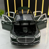 [TOY] 1:24 Mercedes-Benz 2020 S400L vihreä pienoismalli Die-Cast