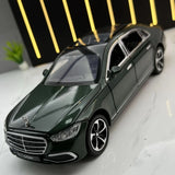 [TOY] 1:24 Mercedes-Benz 2020 S400L vihreä pienoismalli Die-Cast