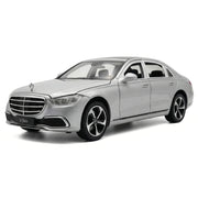 Mercedes-Benz 2020 S400L hopea 1:24 – painevalettu pienoismalli esillepanoon