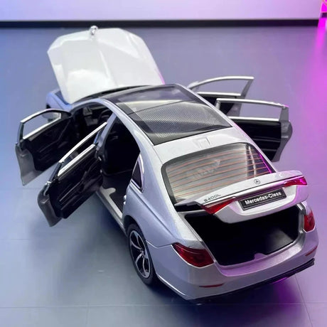 [TOY] 1:24 Mercedes-Benz 2020 S400L argento modellino di auto Die-Cast