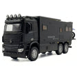 [TOY] 1:24 Mercedes-Arocs 2022 Nomadism Navigator F II Black Model Car Die-Cast