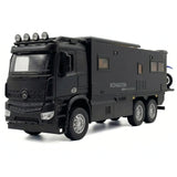 [TOY] 1:24 Mercedes-Arocs 2022 Nomadism Navigator F II Black Model Car Die-Cast
