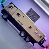 [TOY] 1:24 Mercedes-Arocs 2022 Nomadism Navigator F II Yellow Model Car Die-Cast