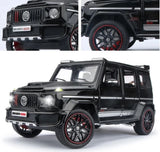 [TOY] 1:24 Mercedes-Brabus 2022 G800 4×4 Black Model Car Die-Cast