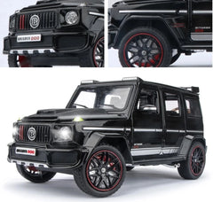 [TOY] 1:24 Mercedes-Brabus 2022 G800 4×4 noir voiture miniature Die-Cast