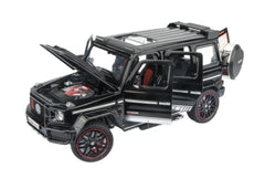 [TOY] 1:24 Mercedes-Brabus 2022 G800 4×4 noir voiture miniature Die-Cast