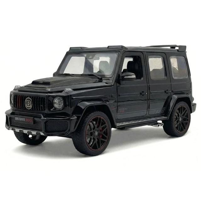 [TOY] 1:24 Mercedes-Brabus 2022 G800 4×4 Black Model Car Die-Cast