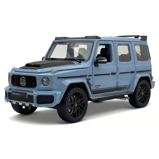 Mercedes-Brabus 2022 G800 4×4 أزرق 1:24 – نموذج عرض معدني مصبوب
