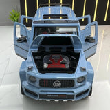 Mercedes-Brabus 2022 G800 4×4 أزرق 1:24 – نموذج عرض معدني مصبوب
