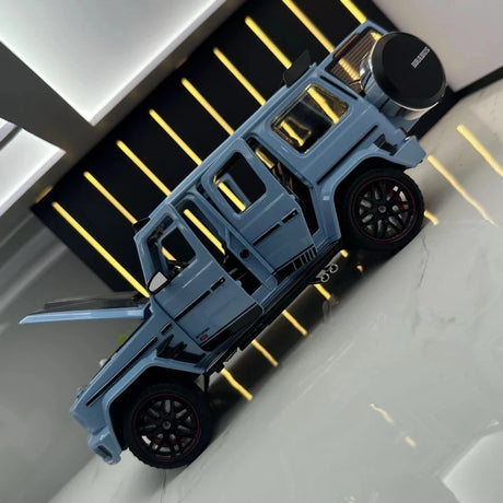 Mercedes-Brabus 2022 G800 4×4 Blue 1:24 – Modello Pressofuso per esposizione pressofusa