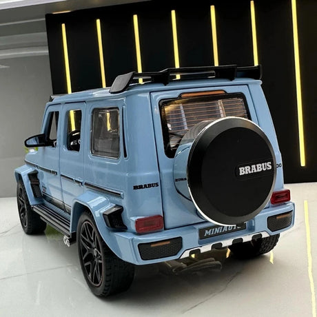 Mercedes-Brabus 2022 G800 4×4 Blue 1:24 – Modello Pressofuso per esposizione pressofusa