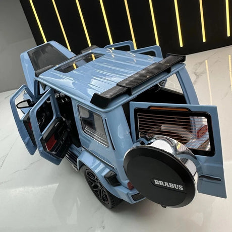 Mercedes-Brabus 2022 G800 4×4 Blue 1:24 – Modello Pressofuso per esposizione pressofusa