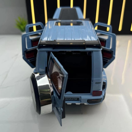 Mercedes-Brabus 2022 G800 4×4 Blue 1:24 – Modello Pressofuso per esposizione pressofusa
