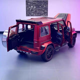 Mercedes-Brabus 2022 G800 4×4 أحمر 1:24 – نموذج عرض معدني مصبوب