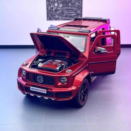 Mercedes-Brabus 2022 G800 4×4 Red 1:24 – Modello espositivo in pressofuso