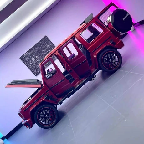 Mercedes-Brabus 2022 G800 4×4 Red 1:24 – Modello espositivo in pressofuso