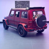 Mercedes-Brabus 2022 G800 4×4 أحمر 1:24 – نموذج عرض معدني مصبوب