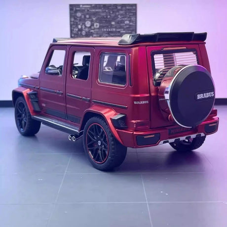 Mercedes-Brabus 2022 G800 4×4 Red 1:24 – Modello espositivo in pressofuso