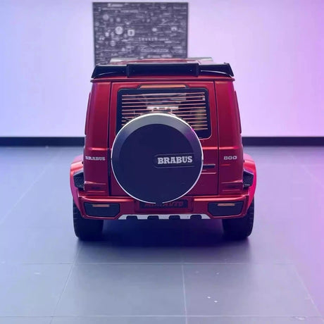 Mercedes-Brabus 2022 G800 4×4 Red 1:24 – Modello espositivo in pressofuso