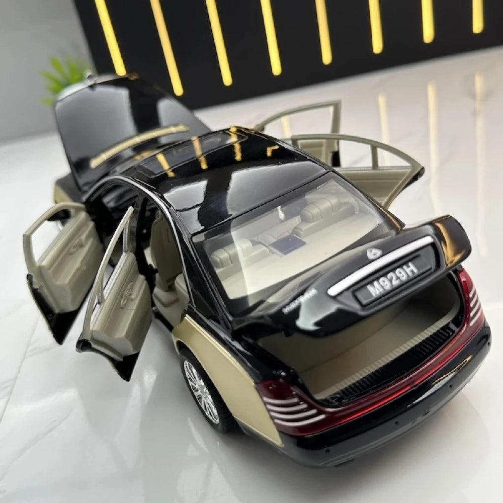 [TOY] 1:24 Mercedes-Maybach 2002 62S Gold Model Car Die-Cast