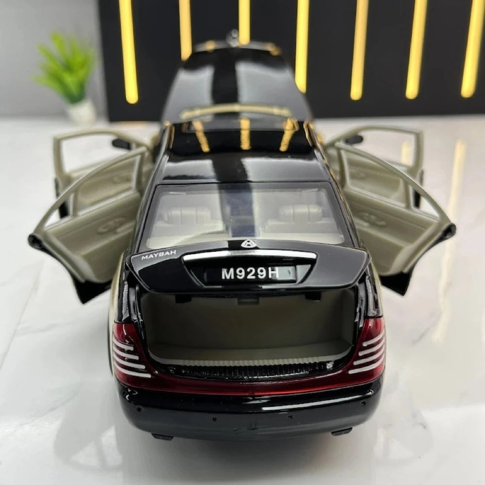 [TOY] 1:24 Mercedes-Maybach 2002 62S Gold Model Car Die-Cast