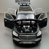 [TOY] 1:24 Mercedes-Maybach 2021 GLS600 musta pienoismalli Die-Cast