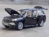 [TOY] 1:24 Mercedes-Maybach 2021 GLS600 musta pienoismalli Die-Cast
