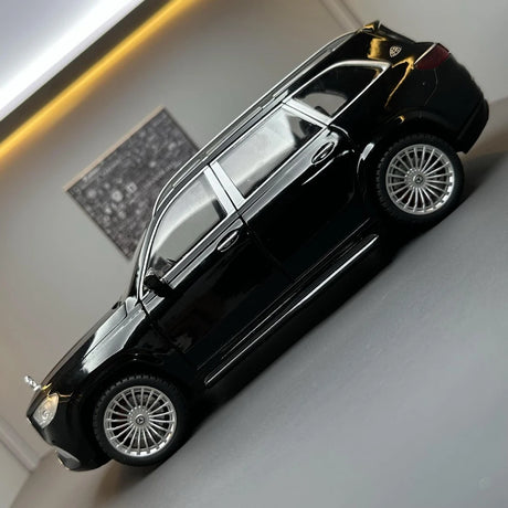 [TOY] 1:24 Mercedes-Maybach 2021 GLS600 nero modellino di auto Die-Cast