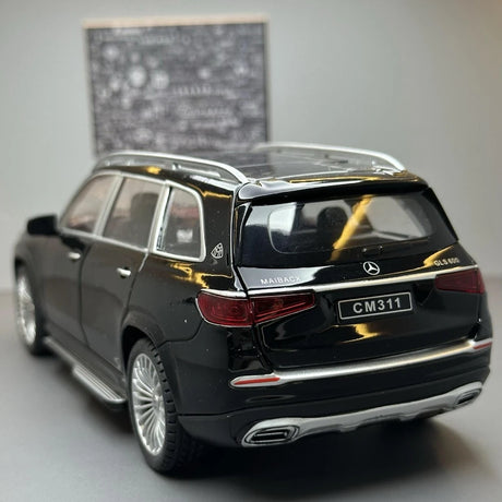 [TOY] 1:24 Mercedes-Maybach 2021 GLS600 nero modellino di auto Die-Cast