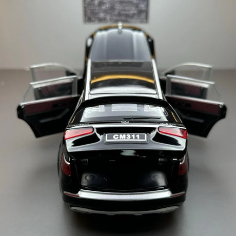 [TOY] 1:24 Mercedes-Maybach 2021 GLS600 nero modellino di auto Die-Cast