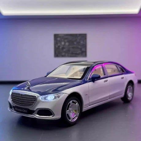 Mercedes-Maybach 2021 S680 Blue 1:24 – Modello Pressofuso per esposizione pressofusa