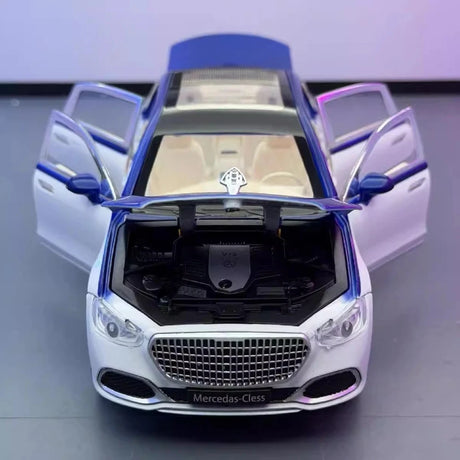 Mercedes-Maybach 2021 S680 Blue 1:24 – Modello Pressofuso per esposizione pressofusa