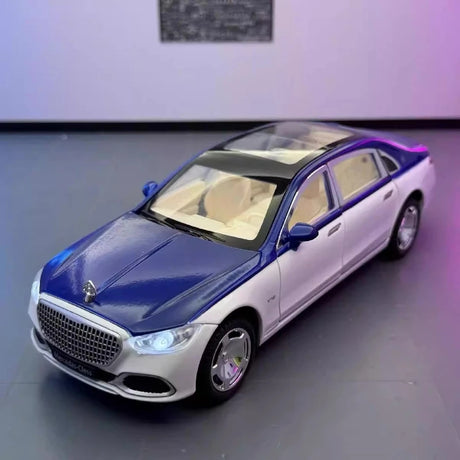Mercedes-Maybach 2021 S680 Blue 1:24 – Modello Pressofuso per esposizione pressofusa