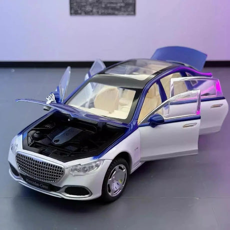 Mercedes-Maybach 2021 S680 Blue 1:24 – Modello Pressofuso per esposizione pressofusa
