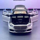Mercedes-Maybach 2021 S680 أبيض 1:24 – نموذج عرض معدني مصبوب