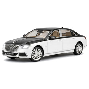 Mercedes-Maybach 2021 S680 أبيض 1:24 – نموذج عرض معدني مصبوب