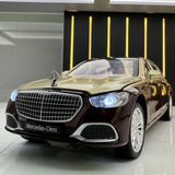 Mercedes-Maybach 2021 S680 Wine 1:24 – painevalettu vitriinimalli