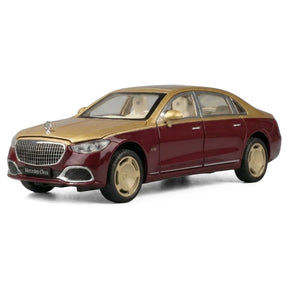Mercedes-Maybach 2021 S680 Wine 1:24 – painevalettu vitriinimalli