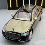 Mercedes-Maybach 2021 S680 Wine 1:24 – painevalettu vitriinimalli