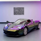 [TOY] 1:24 Pagani 2012 Huayra viola Gradient modellino di auto Die-Cast